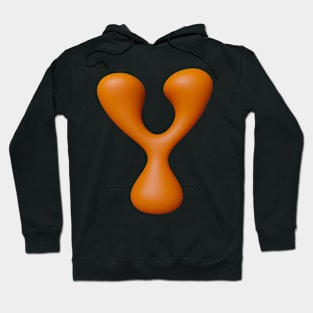 Liquid Type Letter Y Hoodie